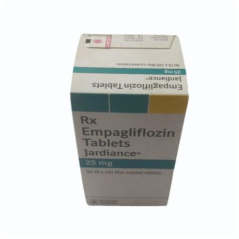 Jardiance 25 Mg Tablet As Directed By The Physician Packaging Size