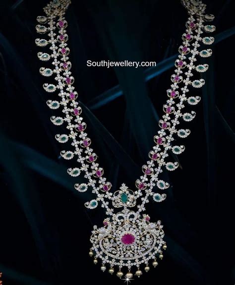 Pin By Shamili On New Bridal Diamond Jewellery Diamond Necklace