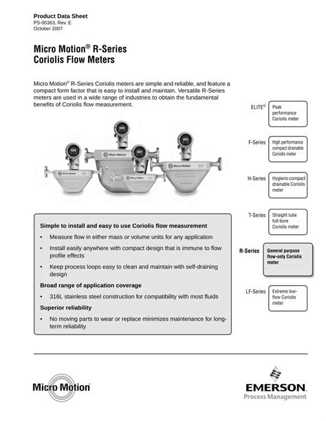 Pdf R Series Coriolis Flow Meters Dokumen Tips