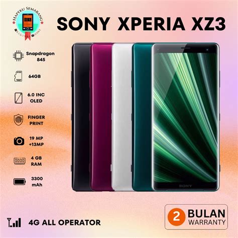 Jual Sony Xperia XZ3 Super Mulus Like New Istimewa Bergaransi ALL