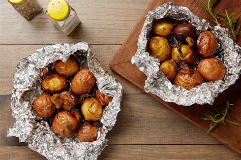 Foil Pack Potatoes With Rosemary And Garlic Epicurious