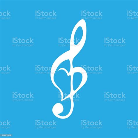 Treble Clef Icon On A White Background Vector Illustration Stock Illustration Download Image