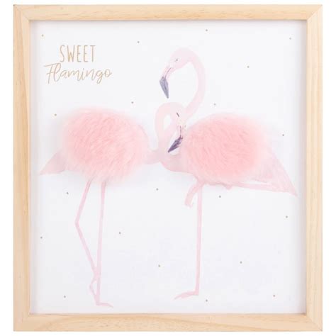 Tableau Flamant Rose