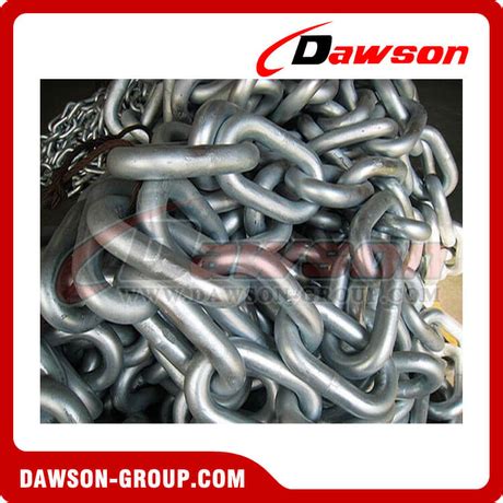 16mm To 70mm U2 U3 Hot Dip Galvanized Or Painted Black Studless Link