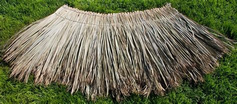 Tahitian Palm Thatch 3ft X 2ft Sunset Bamboo