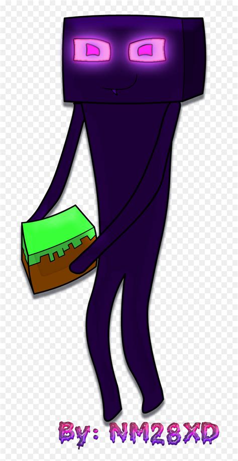 Minecraft Clipart Minecraft Enderman - Minecraft Enderman Cartoon, HD ...