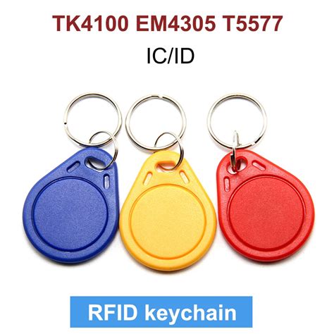 Adet Rfid Etiketi Khz Yeniden Yaz Labilir Anahtarl K Keychain