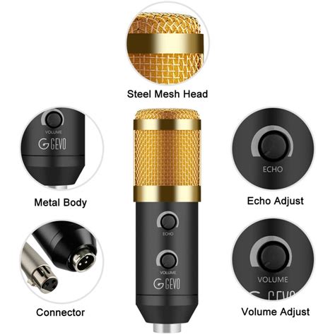 Jual microphone BM900 BM-900 plus amplifier mic condenser podcast ...