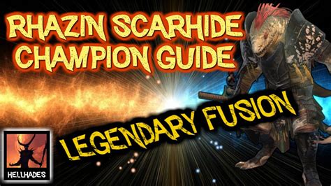 Raid Shadow Legends Rhazin Scarhide Champion Guide Legendary