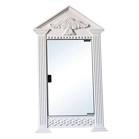 Renovator S Supply White Urethane Corner Medicine Cabinet Premium Mirror Ready  Corner