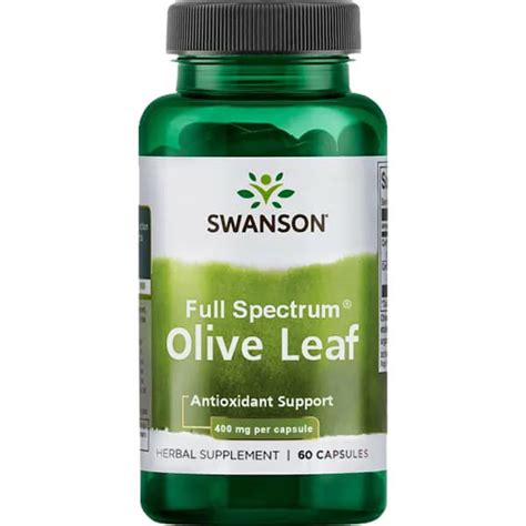 Swanson Full Spectrum Olive Leaf Mg C Psulas Soporte Antioxidante