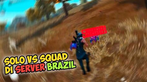 Solo Vs Squad In Brazilia Server 🇧🇷 Realme 66 Pro Free Fire 🔥