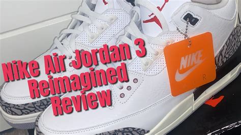 Shoebar Ru Nike Air Jordan 3 Retro Reimagined Review Unboxing DHgate