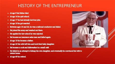 Success Story of Colonel Sanders, Founder Of KFC