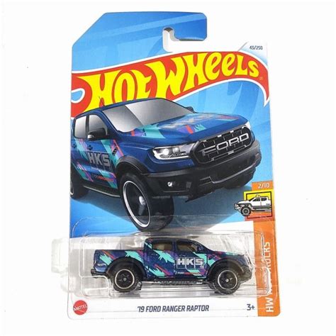 Hot Wheels Ford Ranger Raptor HKS Blue G Shopee Malaysia