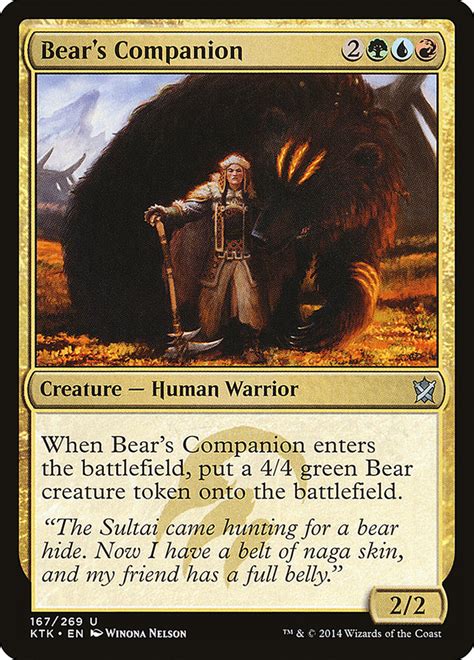 ≫ MTG Bear's Companion decks and prices October 2024 • MTG DECKS