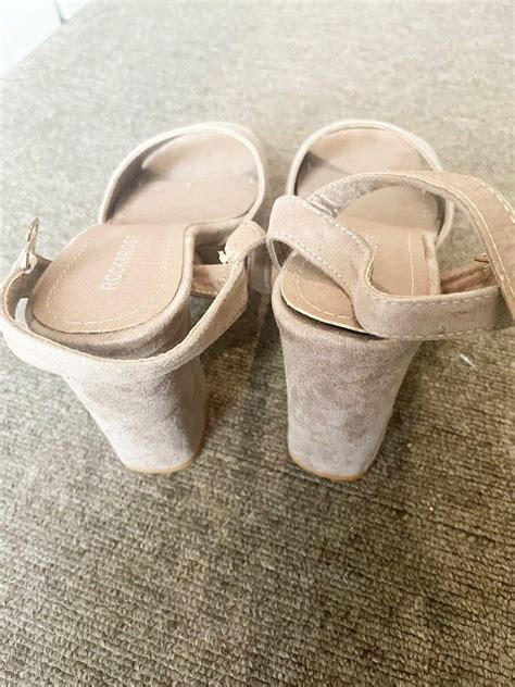 Nude Block Heels On Carousell