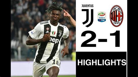 Big Match Juventus Vs Milan 2 1 Highlights All Goals YouTube