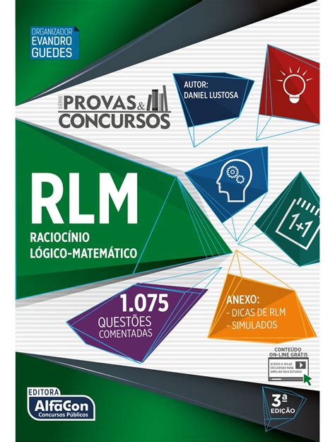 Livro Provas E Concursos Raciocínio Lógico Matemático 3 MercadoLivre