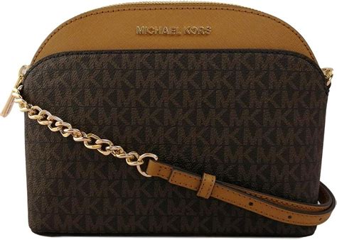 Michael Kors Umhängetasche PVC Logo Monogramm Kette Kleine Handtasche