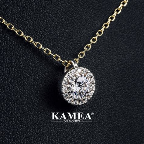 Prívesok C5077 z bieleho zlata - Kamea