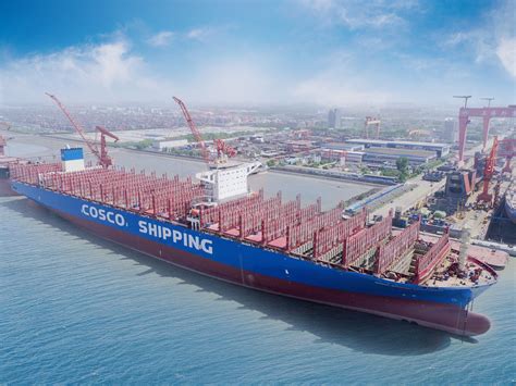 Chinas Schiffsbauer Liefert Riesiges Containerschiff Aus Cn