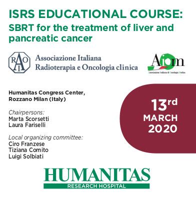 Isrs Educational Course Sbrt For The Treatment Of Liver And Pancreatic