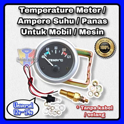 Jual Ampere Panas Suhu Tanpa Kabel Temperatur Meter Universal Mobil