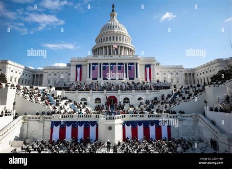 Us President Joe Biden Delivers His Inaugural Address During The 59th