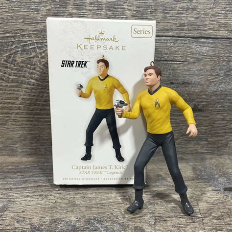 Captain James T Kirk Star Trek Legends Hallmark Ornament Mahannahs