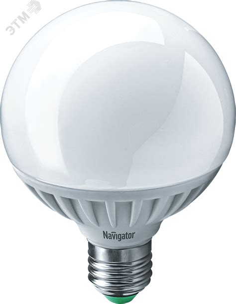 Лампа светодиодная LED 12вт Е27 теплый (шар) артикул 94147 Navigator ...