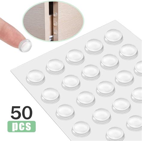 Pcs Pack Self Adhesive Clear Cupboard Door Drawer Bumpers Cabinet