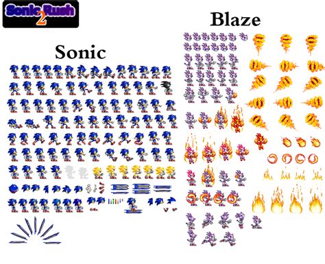 Sonic Sprite Sheet Transparent All In One Photos Images