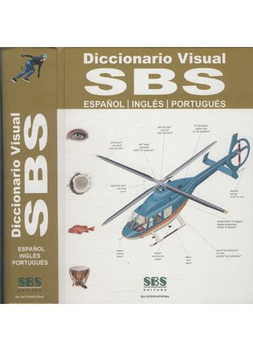 Sebo do Messias Livro Diccionario Visual Español Inglés Portugué