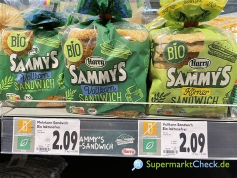 Harry Sammys Bio Vollkorn Sandwich 375g Preis Angebote Bewertungen