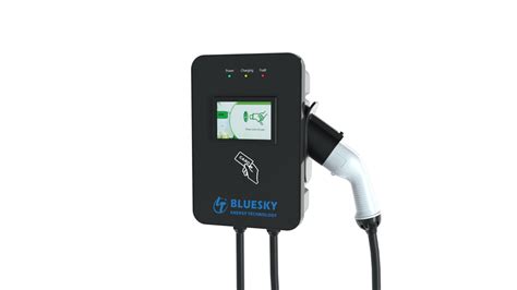 Bluesky 7kw Floor Mounted Ac Ev Charger With Type1 Connector Without Ocpp Ev Charger And Ac Ev