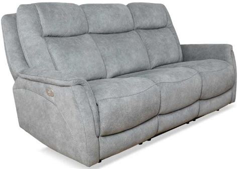 Parker House® Linus Hudson Grey Power Reclining Sofa Lacks Furniture