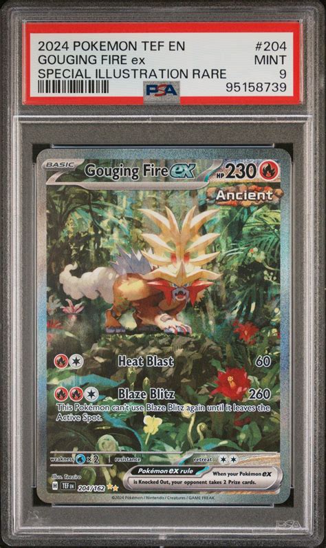 Pokemon Tef En Temporal Forces Gouging Fire Ex Special