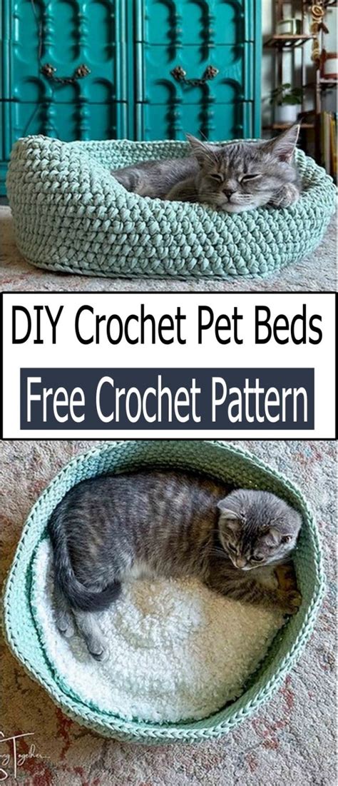 Crochet Cat Bed