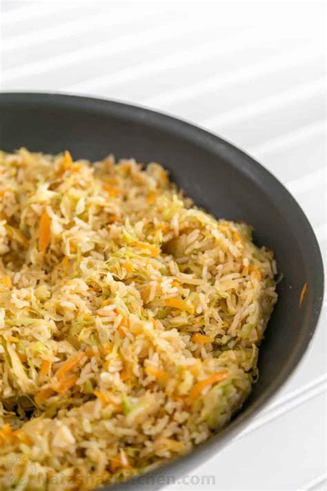 Cabbage Fried Rice Recipe - Natasha's Kitchen