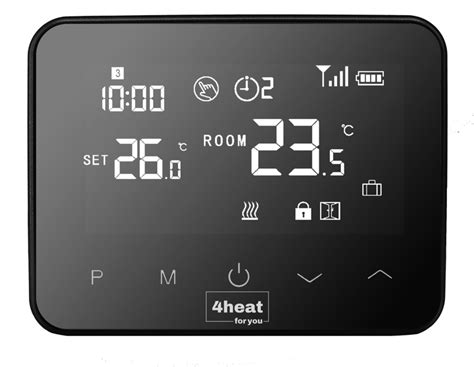 Беспроводной WIFi терморегулятор для котла 4HEAT WT-20 | Сенсорный ...
