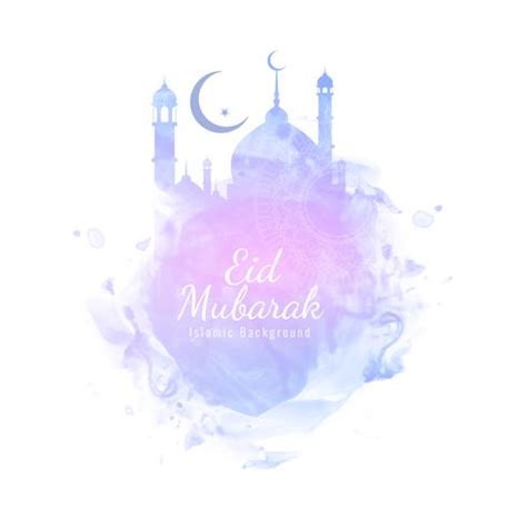 Abstrait Aquarelle L Gante Eid Mubarak Art Vectoriel Chez Vecteezy