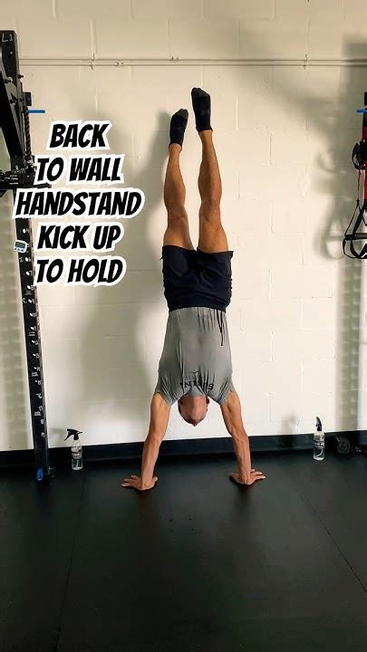 Back To Wall Handstand Kick Up To Holds Youtube