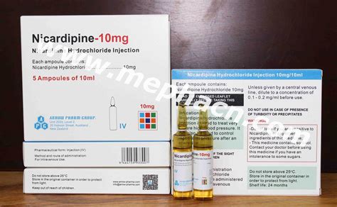 Nicardipine Hydrochloride China Nicardipine Hydrochloride And Injection