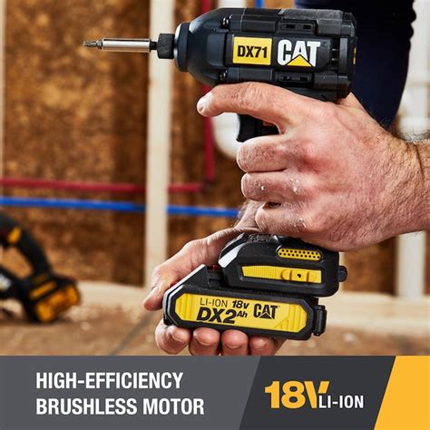 Cat CAT 1 For All 18-volt 1/4-in Brushless Cordless Impact Driver (2 ...