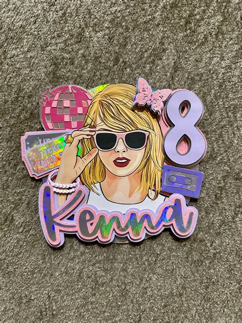 Taylor Swift Cake Topper 3d Cake Topper Swiftie Taylor Swift Cake