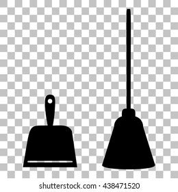 Dustpan Vector Sign Scoop Cleaning Garbage Stock Vector Royalty Free