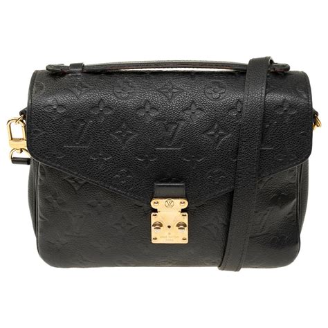 Louis Vuitton Pochette Metis Black Leather Ref 714892 Joli Closet