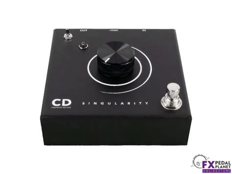 Collision Devices Singularity Black One Knob Fuzz Effects Pedal ...