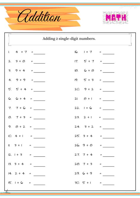 Grade 2 Math Practice Sheets Printable Common Core Worksheets